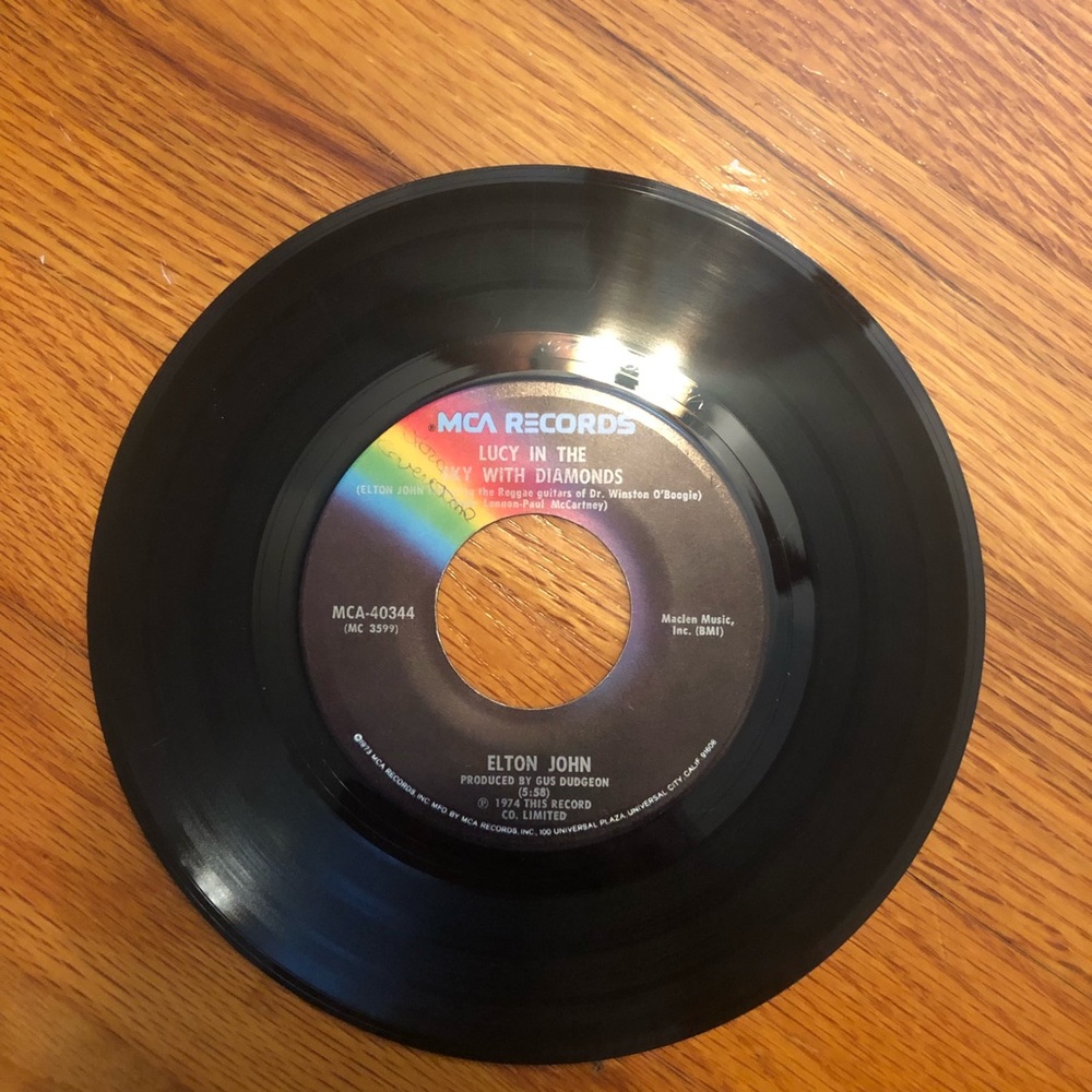 Rare Vintage1974 Elton John:Beatles Covers Record
